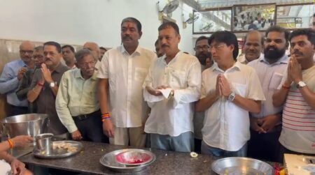 Shri Damodar Bhajani Saptah Preparations Begin With Traditional Prayers
