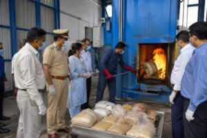 Goa Police Destroys 46.363 Kg of Seized Narcotic Drugs Worth ₹2.02 Crore