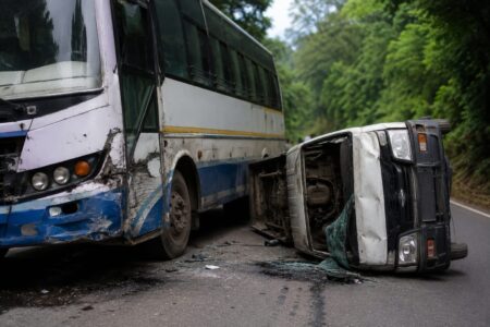 Kadamba Bus Collides With CNG Super Carry Near Codli, Two Injured