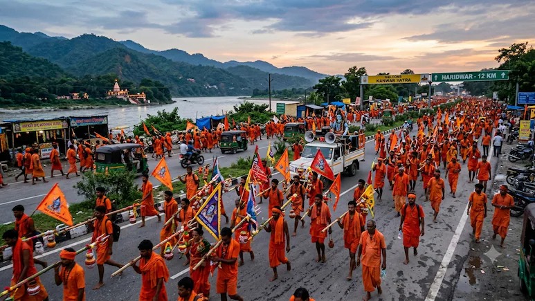 Delhi–Haridwar Highway To Be Closed For All Vehicles From August 4 To 12 During Kanwar Yatra