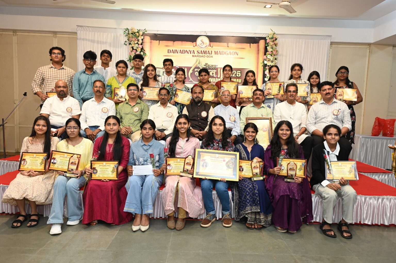 Daivadnya Samaj, Margao honours SSC and HSC toppers