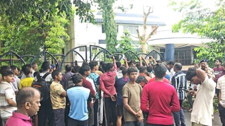 Family Protests Outside Deep Vihar School Over Student’s Drowning Death