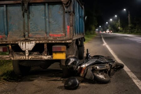 Scooter Rider Dies After Crashing Into Parked Truck At Arlem-Nuvem