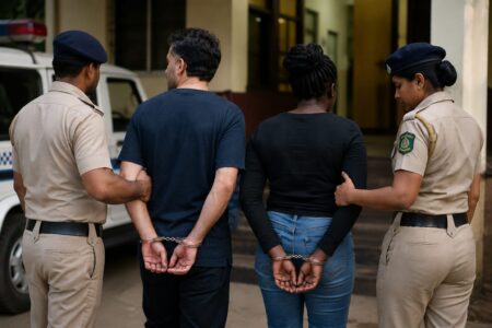 Two Foreign Nationals Arrested In Siolim For Alleged Immigration Violations