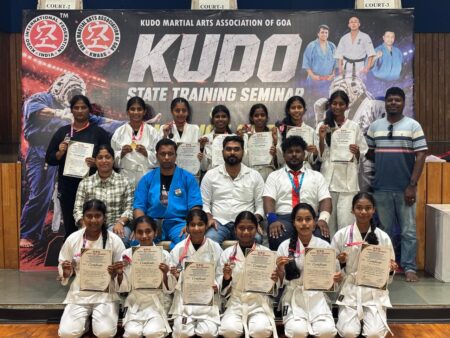 Quepem School Wins 13 Medals at District Kudo Tournament 2026