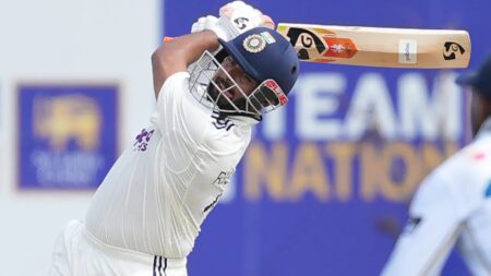 Rishabh Pant Becomes Fastest Batter to 100 Test Sixes as India Set Sri Lanka 372 Run Target