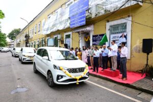 11 New Vehicles Flagged Off For North Goa Collectorate