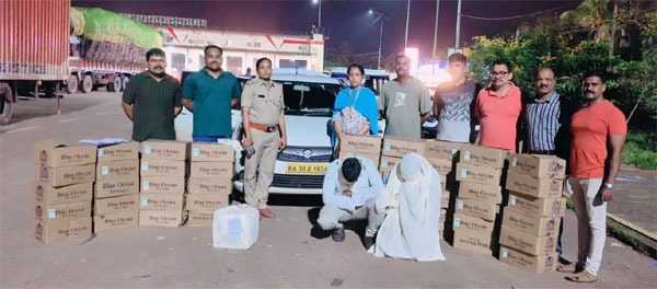 Two Held As Karnataka Excise Team Seizes 438 Litres Of Goa Liquor