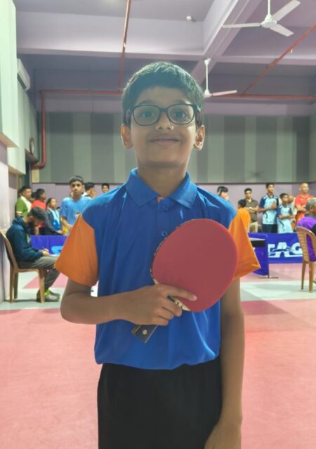 Arjun Rane, Yajat Keny Set Up YMCA U9 Table Tennis Final