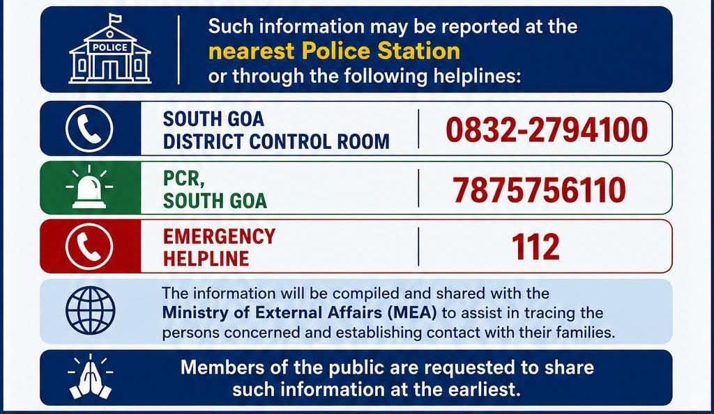 Goa Authorities Seek Information On Persons Missing In Nepal