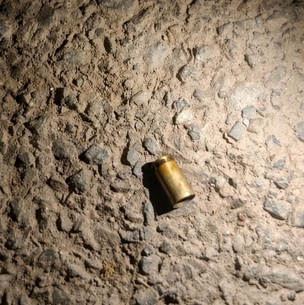 Forensic Team Recovers Bullet Shells From Firing Scene In Porvorim