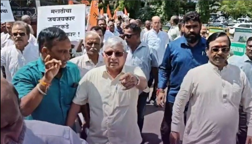 Marathi Protesters Block Old Mandovi Bridge, Set Ultimatum