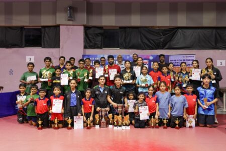 Chandan Caro, Ishita Colaso Complete Triple Crowns at YMCA Table Tennis Tournament