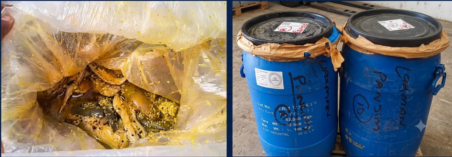 FDA Raids Transport Of Unlabelled Pickles And Imported Cheese
