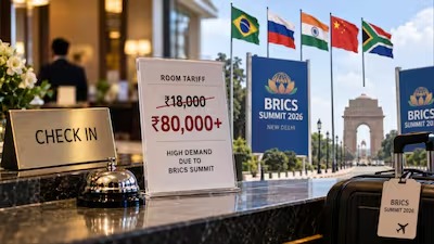 “Luxury Rooms Now Touch Rs 80,000”: Delhi Hotels See Sharp Rate Surge Ahead Of BRICS Summit
