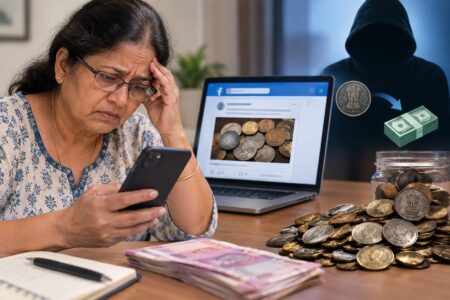 Woman allegedly duped of Rs 8.59 lakh in old coin exchange scam