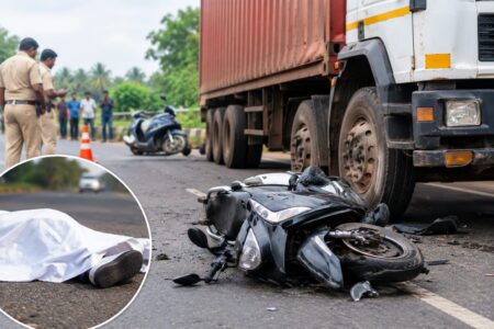 Fatal Kundai Crash: Woman Killed After Container Truck Runs Over Scooter