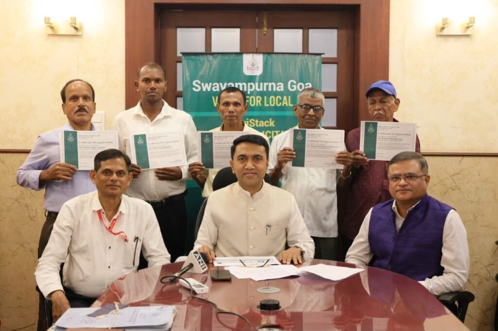 Goa’s First Five Farmers Receive AgriStack Farmer IDs