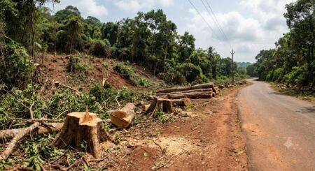 Camurlim locals seek probe into roadside tree felling