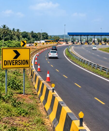 Traffic diversion announced on NH-66 near toll plaza from September 22