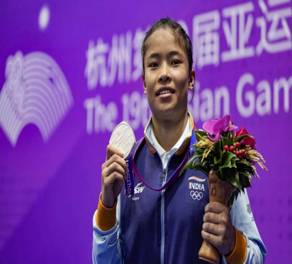 India Win Two Medals as Roshibina Devi Claims Silver