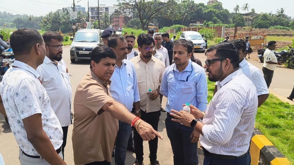 Joint inspection held at Vasco railway underpass over traffic, water seepage