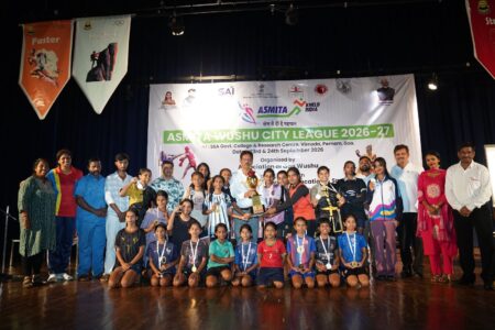 Goa’s Young Wushu Stars Shine as Asmita Khelo India City League Concludes in Pernem