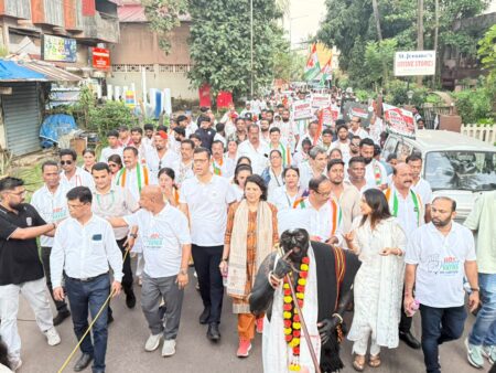 Goy Rakhonn Yatra gets massive response in Mapusa on day 7