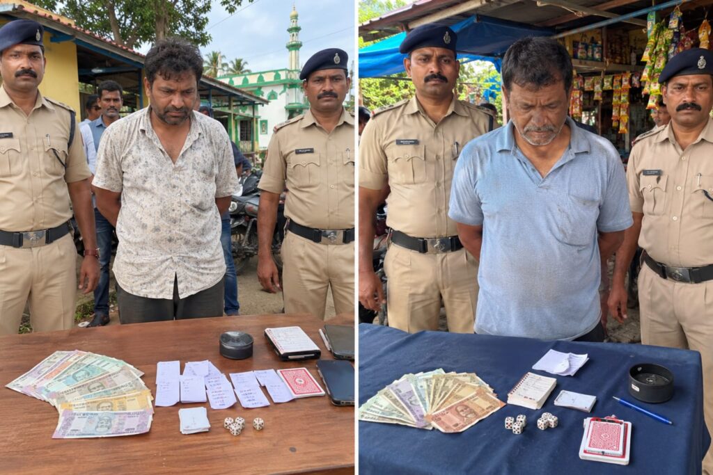 Two Held For Alleged Gambling Activities In Pernem And Sattari