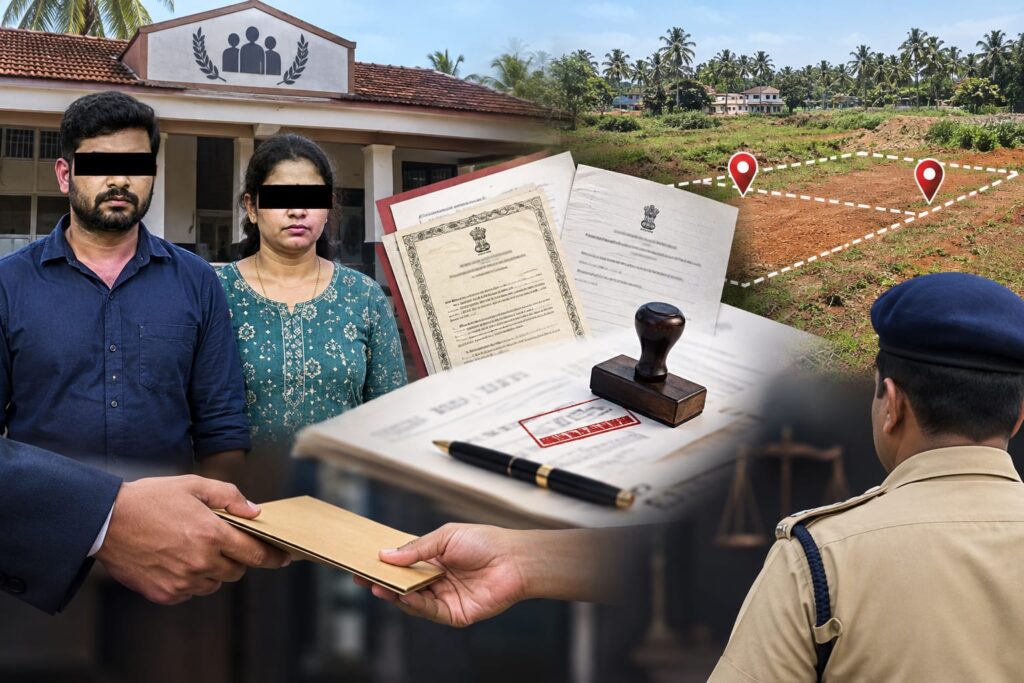 Forgery case registered over alleged fraudulent transfer of Serula communidade plots