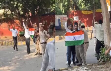 CJP Leaders Jump Jantar Mantar Gate, Detained During Protest Against Centre’s Order