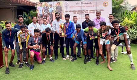 St. Joseph Vaz College Clinches Goa University Inter Collegiate Cycling Men’s Championship 2026-27