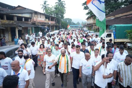 Gõy Rakhonn Yatra draws massive response in Sanvordem and Curchorem