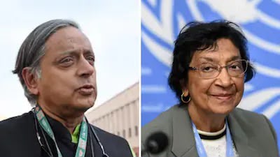 “Deplorable Decision”: Shashi Tharoor Slams Centre Over Alleged Snub to Nobel Peace Prize Winner Navi Pillay