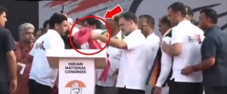Congress rejects BJP’s allegations against Rahul Gandhi over Kunbi shawl