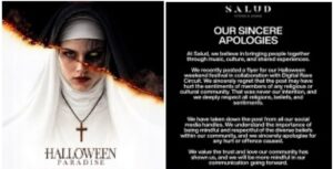 Halloween Promotion Featuring Nun Draws Objections in Anjuna, Club Issues Apology