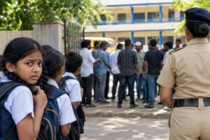 15 Booked for Alleged Trespass into Davorlim School