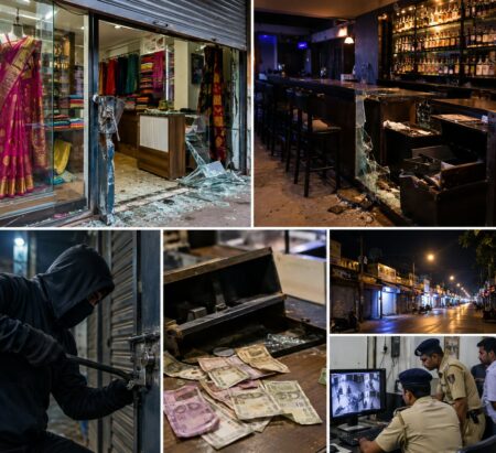 Multiple Shops Burgled Overnight in Bicholim Market