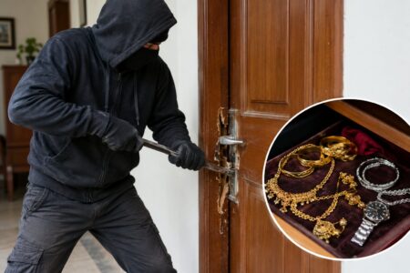 Gold and silver ornaments worth ₹1.9 lakh stolen from house in Quepem
