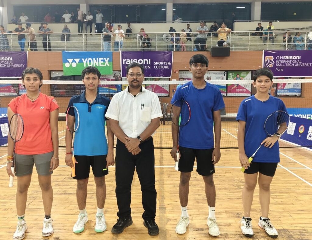 Aswin and Sufiya Advance at All India Junior Ranking Badminton Tournament in Navelim