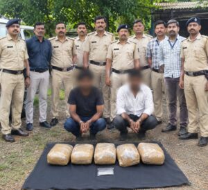 Mapusa Police Arrest Two in Ganja Case, Seize 1.2 Kg of Cannabis