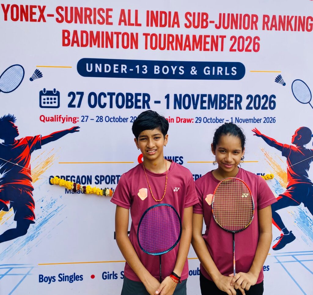 Goa’s 10-Year-Old Badminton Star Amaira Dhumatker Storms Into Under-13 Doubles Quarter-Finals