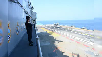 Rafale Marine Lands on INS Vikrant on First Attempt, Marking Major Boost for Indian Navy